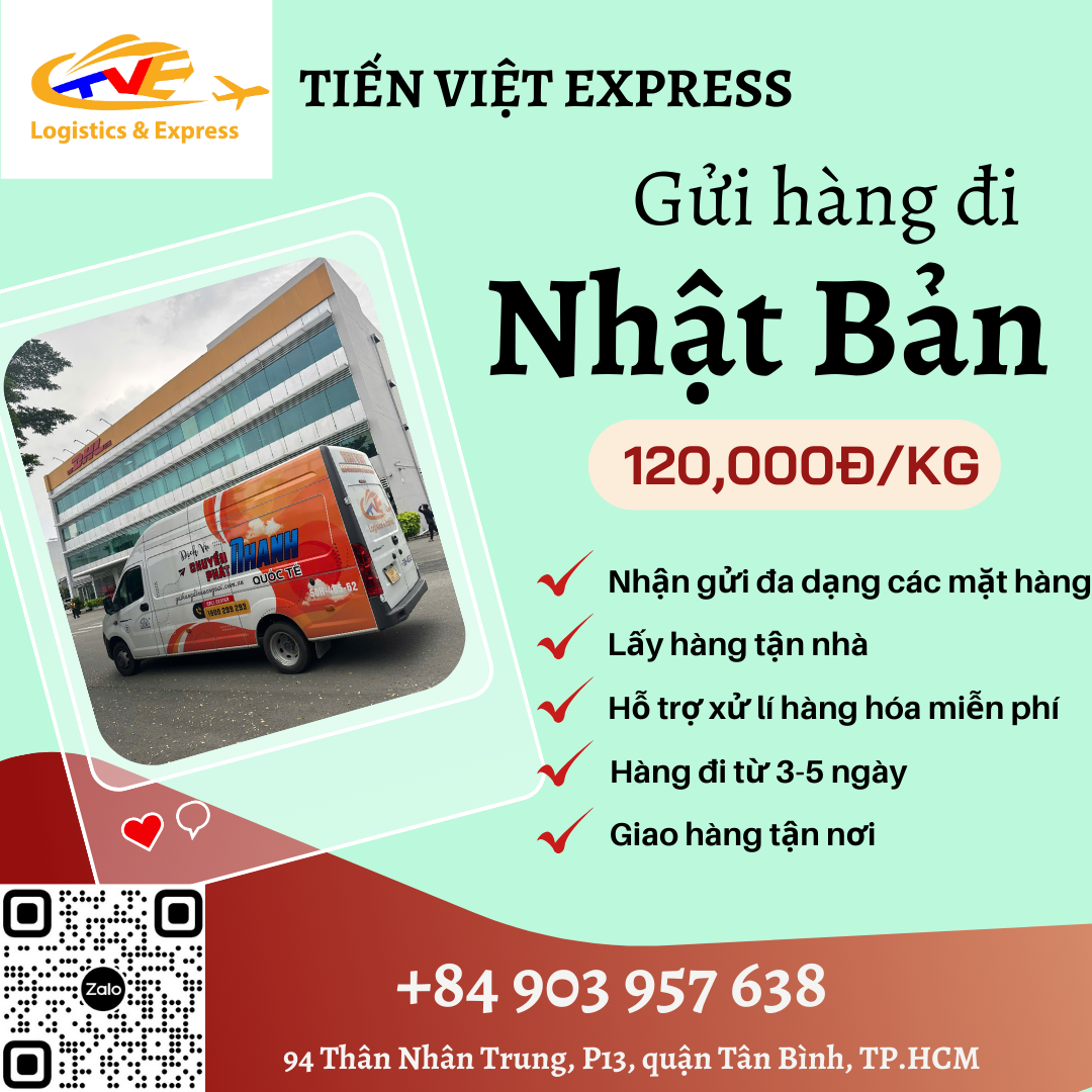 Gửi hàng đi Nhật Bản  - Tiến Việt Express
